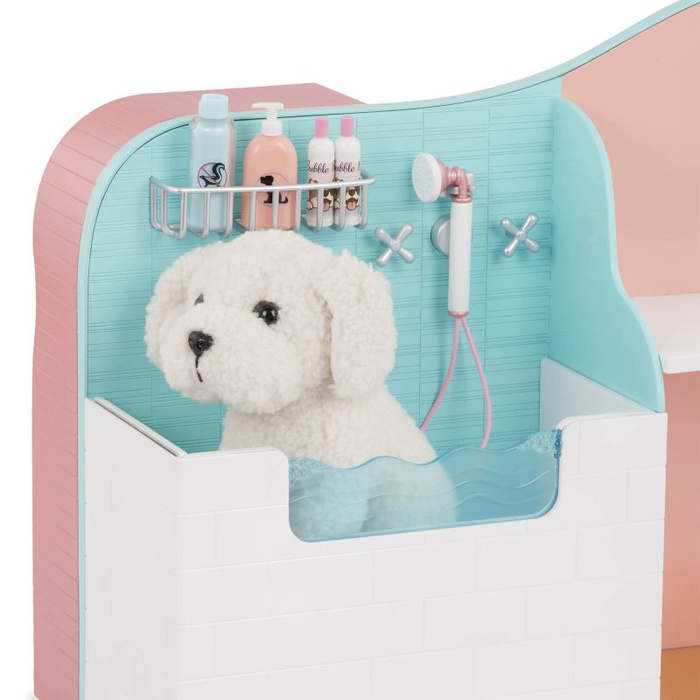 Salon pielęgnacji psów i kotów ze sklepem Groomer Happy Tails Care Center Our Generation