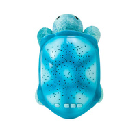 Cloud b® Twinkling Twilight Turtle™ Aqua Lampka nocna z projekcją świetlną Konstelacja gwiazd Żółw niebieski