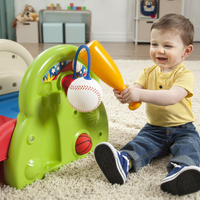 STEP2 Plac zabaw dla dzieci Centrum aktywności Zjeżdżalnia Koszykówka Baseball do zabawy sportowo-rozwojowej  