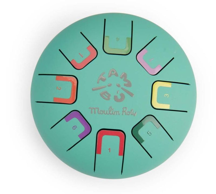 Bębenek językowy zielony Dans La Jungle Moulin Roty