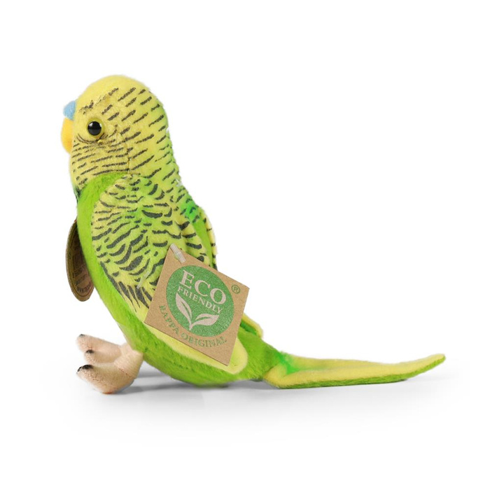Rappa Papużki Faliste 13 cm ekologiczne Puszaki z dźwiękiem ćwierkania