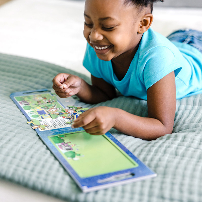 Magnetyczne puzzle 2 x 15 el. Psi Patrol Big Trucks Melissa & Doug