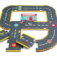 Puzzle kartonowe ULICE CRAZY MOTORS DJ05498