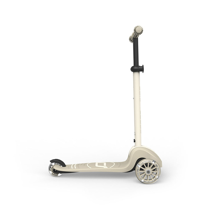 SCOOTANDRIDE Highwaykick 3S Hulajnoga z systemem sterowania 2w1 i kółkami LED składana 3+ Ash