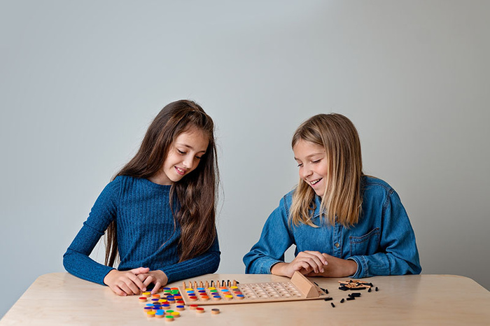 Mistrz Logiki drewniana gra logiczna dla 2 os. rozszyfruj kod przeciwnika Pilch