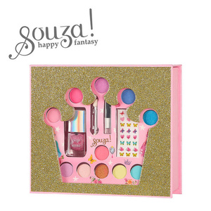 Korona Szkatułka z kosmetykami do makijażu dla dzieci zestaw 15 el. Souza!
