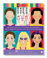 Zestaw kreatywny z naklejkami Twarze Melissa & Doug