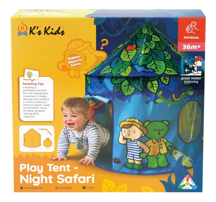 Namiocik dla dzieci Safari nocą K's Kids
