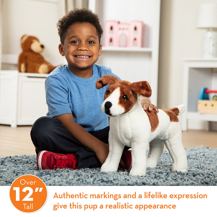 Przytulanka dla dzieci 50 cm Pies Jack Russell Terrier Melissa and Doug 