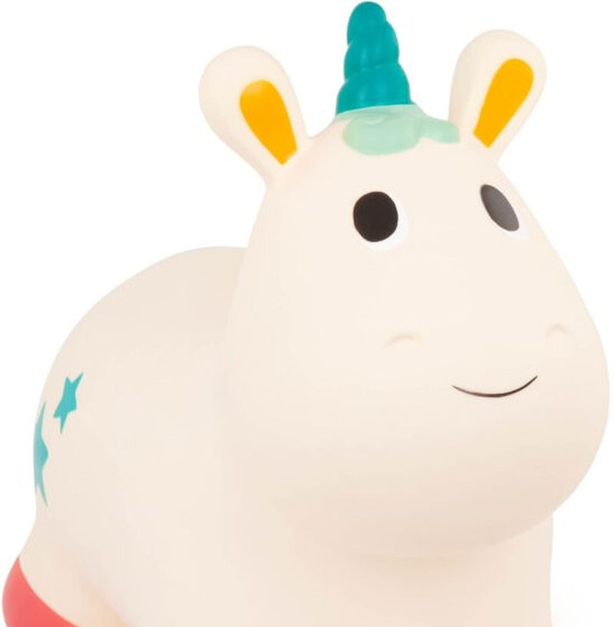Skoczek jednorożec do skakania dla dzieci z pompką Bouncy Boing! Pixie B.Toys