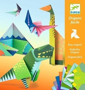 Zestaw kreatywny do origami Dinozaury Djeco