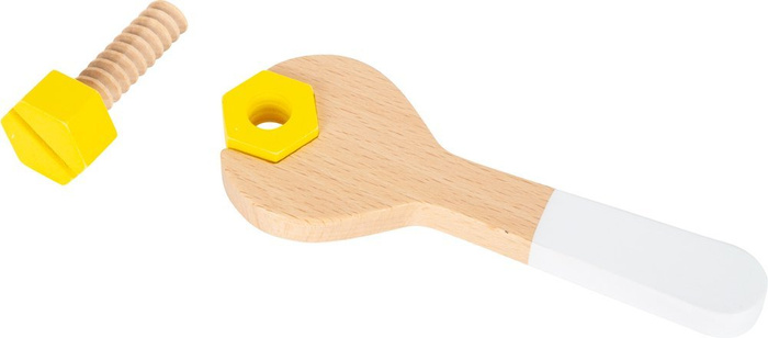 Drewniana walizka z narzędziami szara linia Small Foot Design