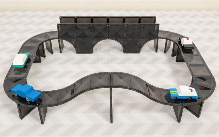 Klocki magnetyczne dla dzieci Creative Roads Pack 48 el Connetix 