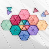 Klocki magnetyczne dla dzieci Pastel Geometry Pack 40 el Connetix