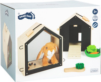 Rozsuwany domek drewniany z maskotką królik Albert Small Foot