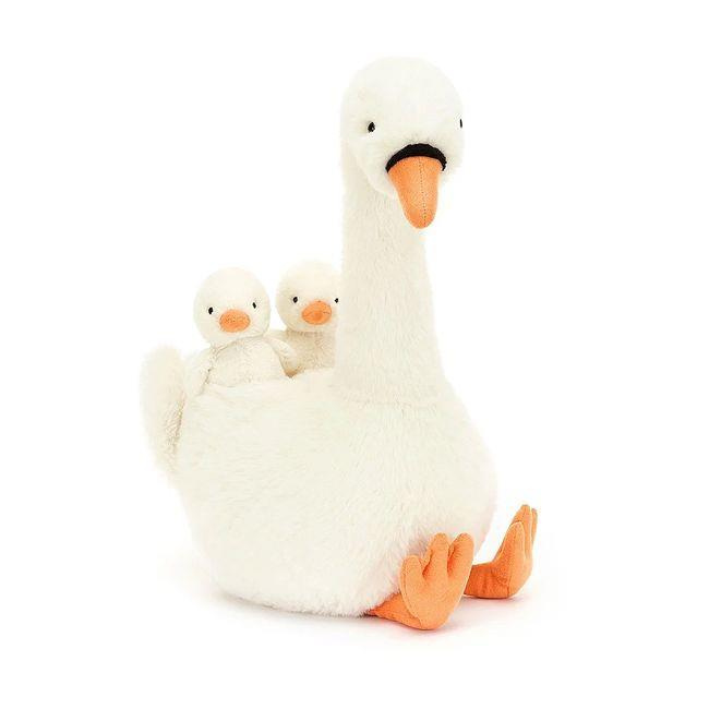 Łabędź z Maleństwami 39 cm Jellycat pluszaki dla dzieci