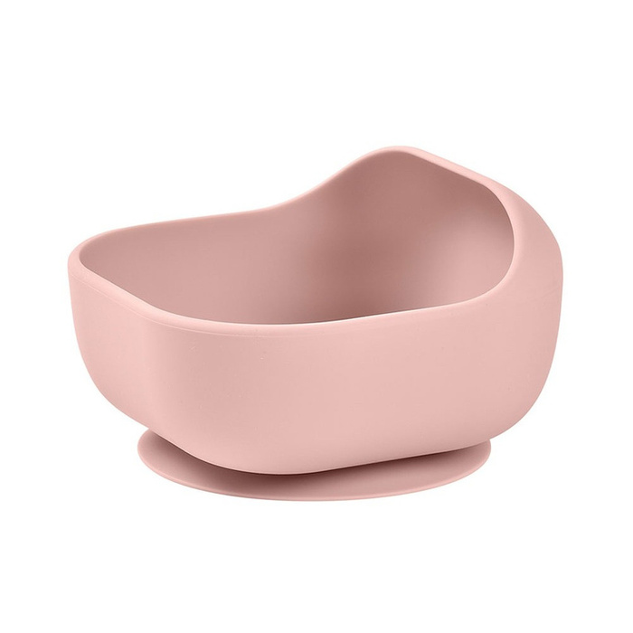 Beaba Silikonowa miseczka z przyssawką pink