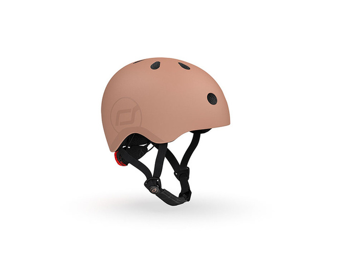 SCOOTANDRIDE Kask S-M dla dzieci 3+ Mocha