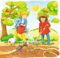 Układanka drewniana puzzle Słoneczniki Goki 