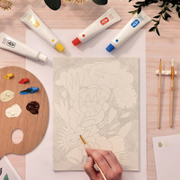 Atelier Grands Augustins Zestaw artystyczny dla dorosłych Ryby i ptaki na tle kwiatów Atelier 23 Djeco 