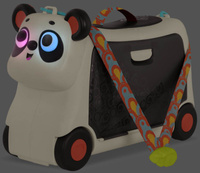 Interaktywny jeździk walizka dla dzieci Gogo Ride-On Panda B.Toys