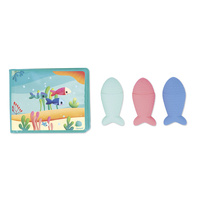 Książeczka dla dzieci do kąpieli z psikawkami Przyjęcia nad wodą Janod