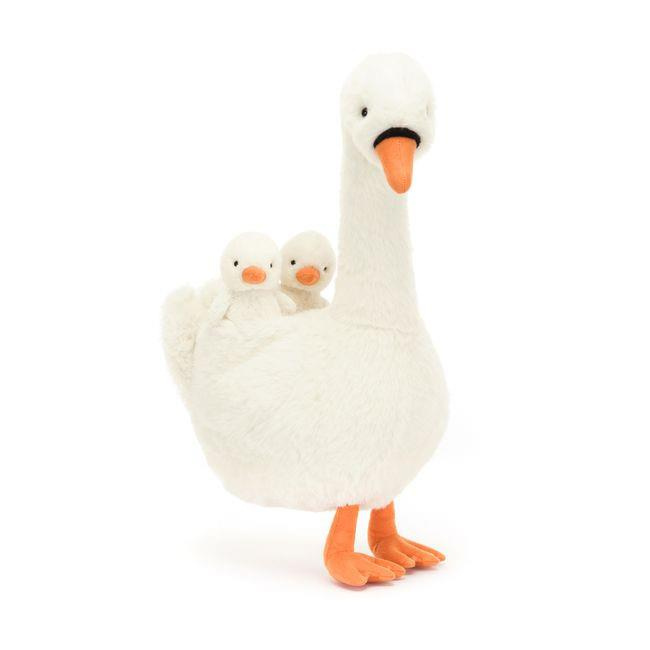 Łabędź z Maleństwami 39 cm Jellycat pluszaki dla dzieci