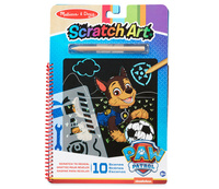 Książeczka ze zdrapywankami Psi Patrol Scratch Art Pad – Chase Melissa and Doug