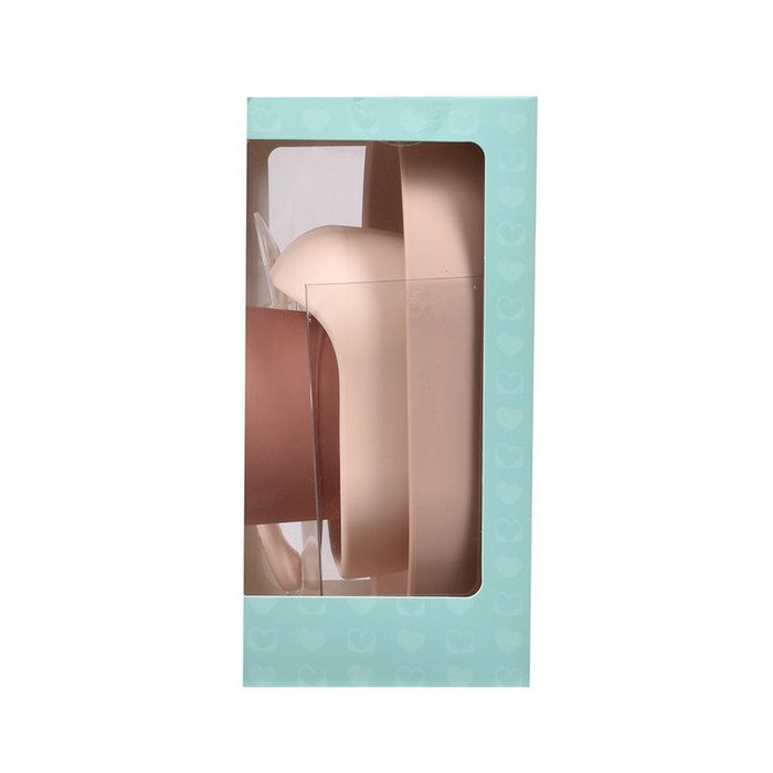 Beaba Komplet naczyń z silikonu pink