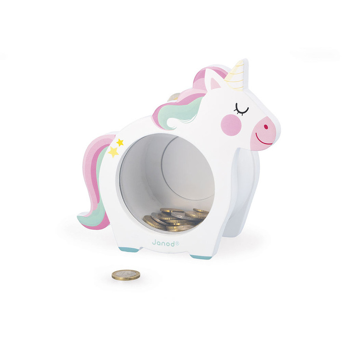 Skarbonka dla dzieci w kształcie Jednorożca Janod