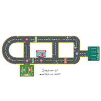Puzzle kartonowe ULICE CRAZY MOTORS DJ05498