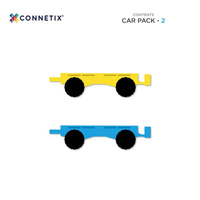 Klocki magnetyczne dla dzieci Rainbow Car Pack Connetix