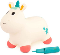 Skoczek jednorożec do skakania dla dzieci z pompką Bouncy Boing! Pixie B.Toys