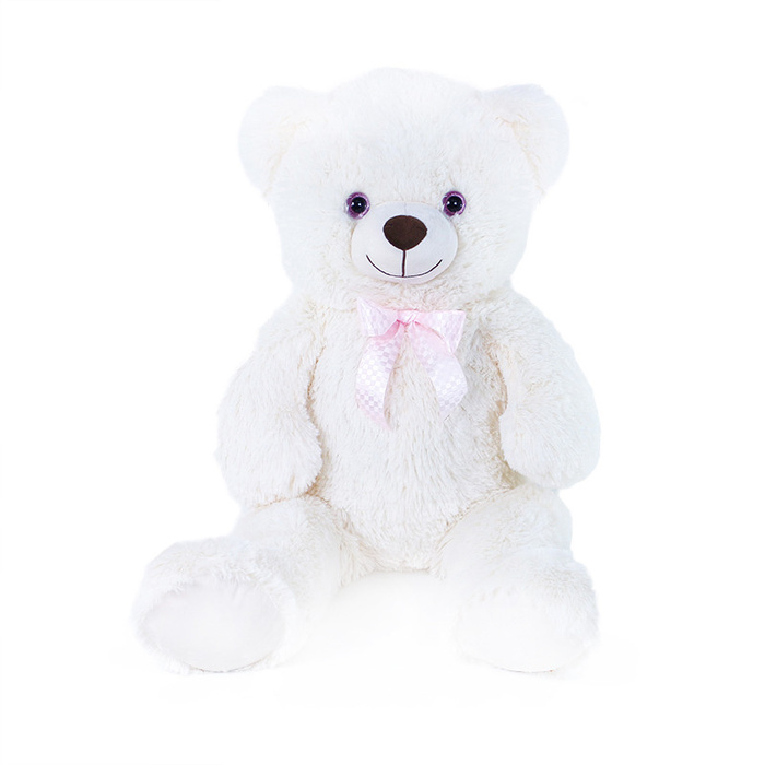 Duży miś pluszowy Lily 78 cm biały Rappa maskotki