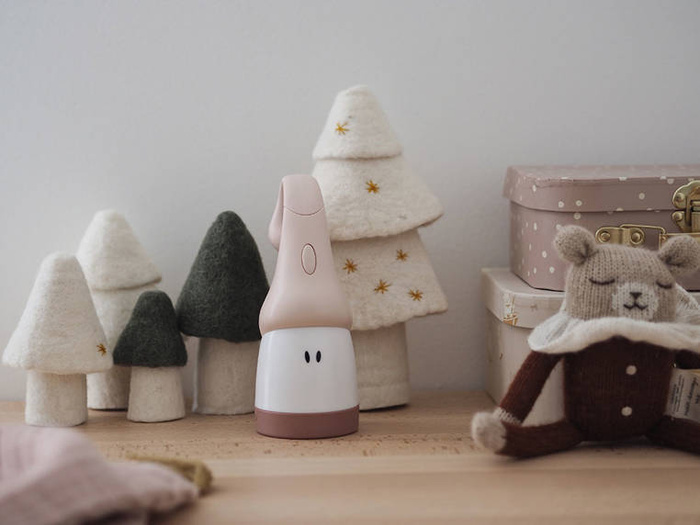 Przenośna lampka nocna LED z latarką Pixie 90h świecenia Pink Beaba