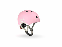 SCOOTANDRIDE Dziecięcy Kask i Ochraniacze Rose XXS-S ochronny Zestaw 1-5 lat