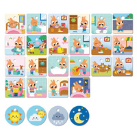 Edukacyjny zestaw do planowania dnia Routines House Goula