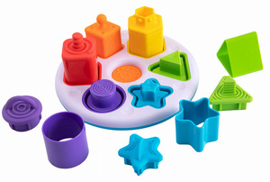 Sorter dla dzieci Plugzy kształty i kolory Fat Brain Toys
