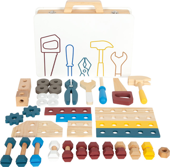 Skrzynka narzędziowa drewniany warsztat dla dzieci Small Foot