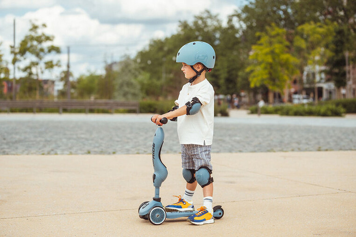 SCOOTANDRIDE Zestaw ochraniaczy dla dzieci XXS Steel