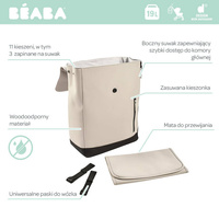 Plecak dla rodzica Oslo Clay Beaba