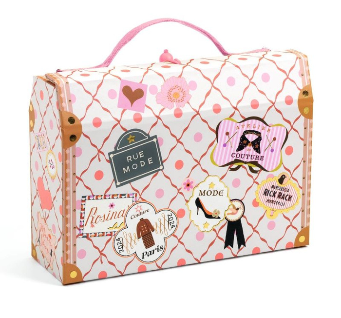 Zestaw akcesoriów papierniczych w walizeczce TINOU Djeco