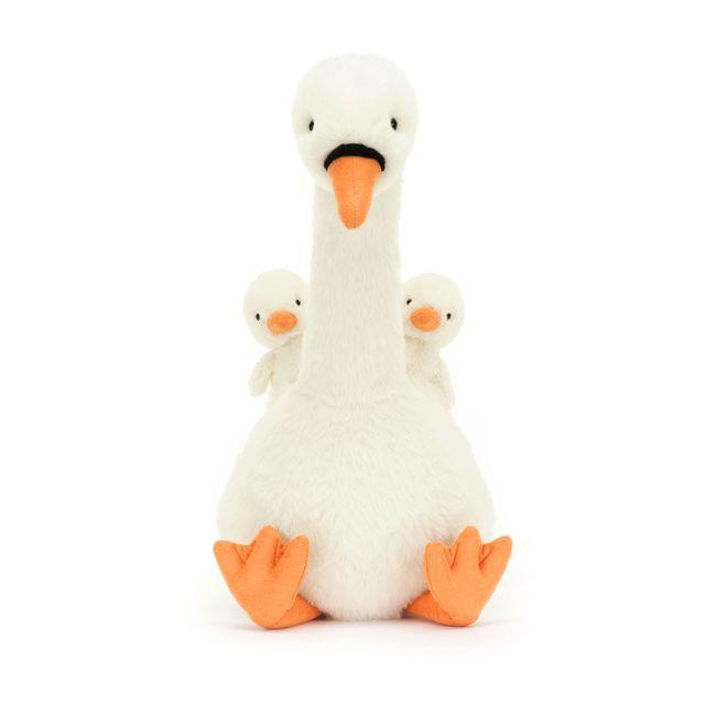 Łabędź z Maleństwami 39 cm Jellycat pluszaki dla dzieci