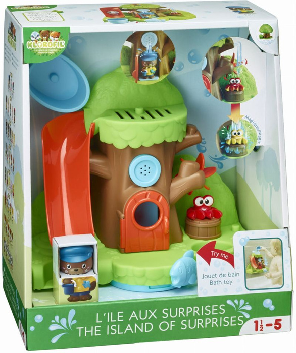 Wyspa pełna niespodzianek zabawka kąpielowa Klorofil