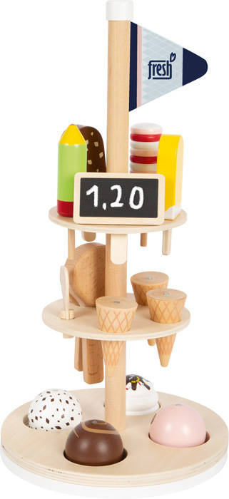 Drewniana patera na lody Fresh Small Foot 