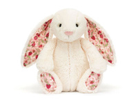 Króliczek z kwiecistymi uszami kremowy Berry 31 cm Jellycat pluszaki dla dzieci