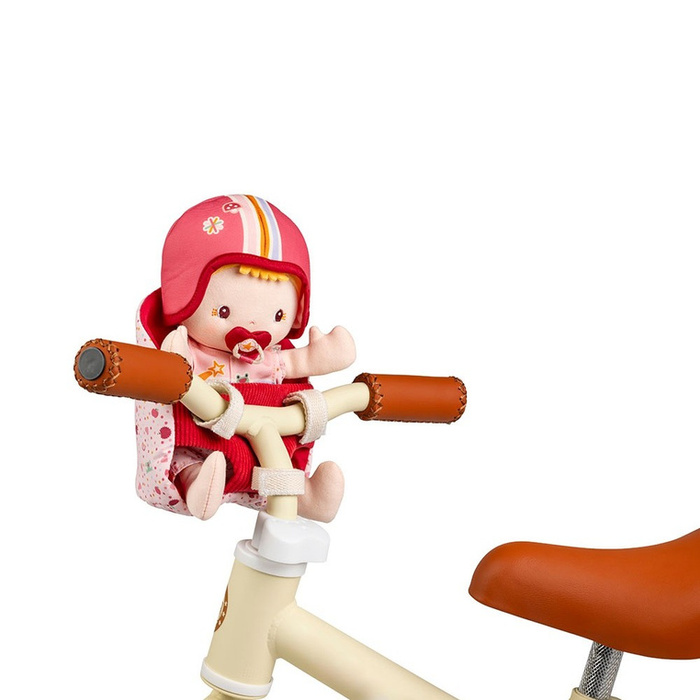 Lilliputiens Lalka z akcesoriami w foteliku rowerowym Lena do zabawy dla dzieci
