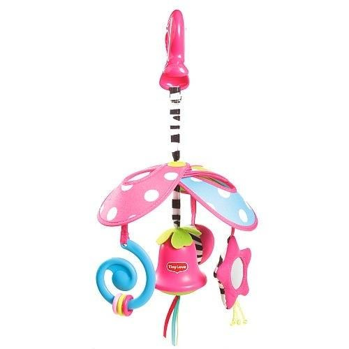 Tiny Love Karuzela podróżna Pack&Go Mała Księżniczka kompaktowa Zabawka do wózka, fotelika i podróży