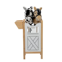 Drewniany boks dla 2 koni na kiju dodatki do hobby horse Astrup