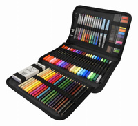 Teczka z akcesoriami plastycznymi i szkicownikiem Buki